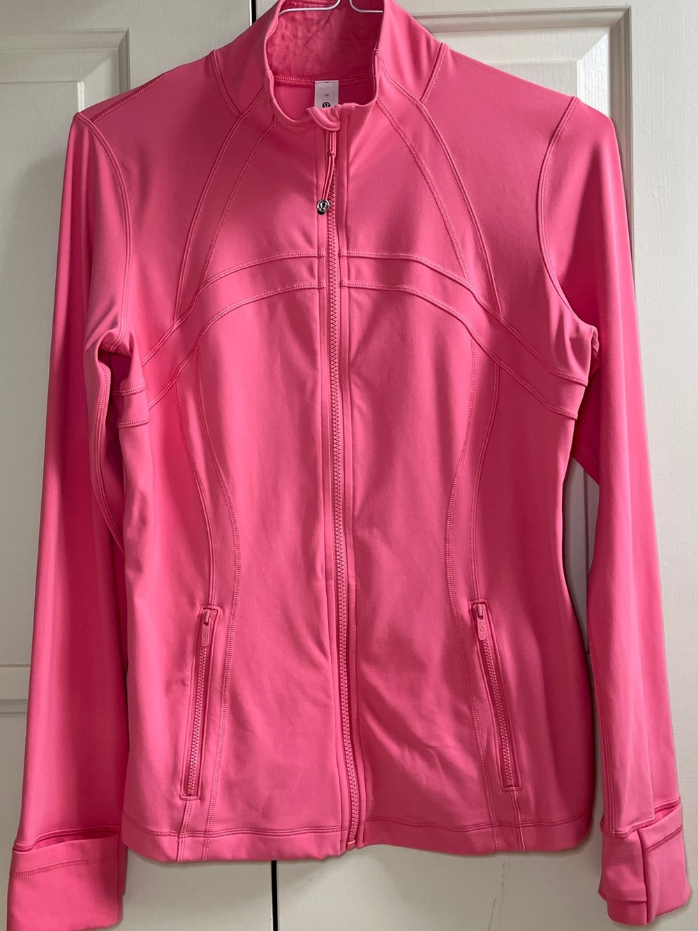 LULULEMON sz 12 DEFINE Jacket SAKURA PINK *NULU Raspberry Cream Peachy ~ YUMMY!!